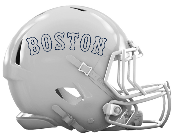 Tampa Bay Rays Custom Concept Navy Blue Mini Speed Football Helmet