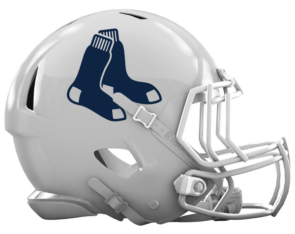 Boston Red Sox CUSTOM Concept Navy Blue Mini Football Helmet