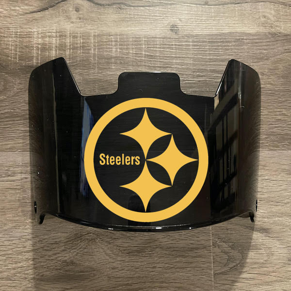 Pittsburgh Steelers Full Size Football Helmet Visor Shield w/ Clips –  SportsJewelryProShop