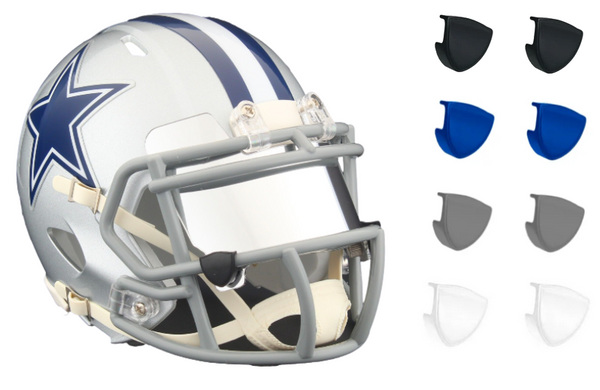 Dallas Cowboys CUSTOM CONCEPT Matte White Dallas Skyline Mini Football  Helmet