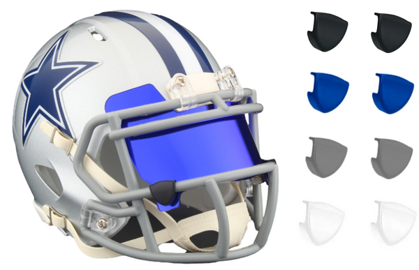 Dallas Cowboys CUSTOM Arctic White Camo Hydro-Dipped Mini Football Helmet