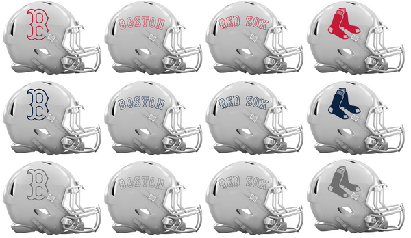 Boston Red Sox Custom Concept Navy Mini Riddell Speed Football Helmet –  SportsJewelryProShop