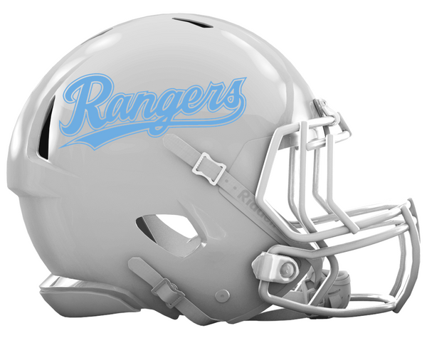 Texas Rangers City Connect Custom Light Blue Mini Football Helmet –  SportsJewelryProShop