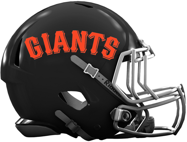 giants black helmet