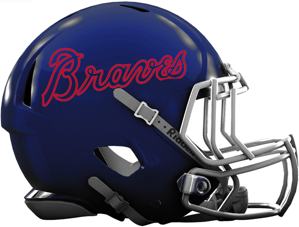 Atlanta Braves Custom Concept Navy Mini Riddell Speed Football Helmet –  SportsJewelryProShop