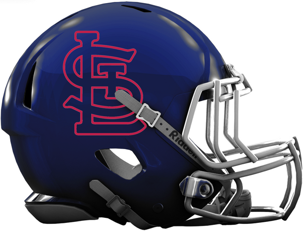 St Louis Cardinals Custom Concept Navy Blue Mini Speed Football