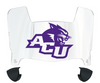 Abilene Christian Wildcats Mini Football Helmet Visor Shield w/ Clips - PICK VISOR & LOGO COLOR