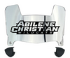 Abilene Christian Wildcats Mini Football Helmet Visor Shield w/ Clips - PICK VISOR & LOGO COLOR