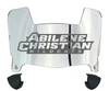 Abilene Christian Wildcats Mini Football Helmet Visor Shield w/ Clips - PICK VISOR & LOGO COLOR