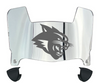 Abilene Christian Wildcats Mini Football Helmet Visor Shield w/ Clips - PICK VISOR & LOGO COLOR