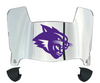 Abilene Christian Wildcats Mini Football Helmet Visor Shield w/ Clips - PICK VISOR & LOGO COLOR