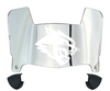 Abilene Christian Wildcats Mini Football Helmet Visor Shield w/ Clips - PICK VISOR & LOGO COLOR