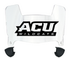 Abilene Christian Wildcats Mini Football Helmet Visor Shield w/ Clips - PICK VISOR & LOGO COLOR