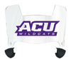 Abilene Christian Wildcats Mini Football Helmet Visor Shield w/ Clips - PICK VISOR & LOGO COLOR