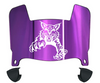 Abilene Christian Wildcats Mini Football Helmet Visor Shield w/ Clips - PICK VISOR & LOGO COLOR