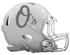 Baltimore Orioles Custom Concept White Mini Riddell Speed Football Helmet