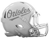 Baltimore Orioles Custom Concept White Mini Riddell Speed Football Helmet