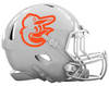 Baltimore Orioles Custom Concept White Mini Riddell Speed Football Helmet