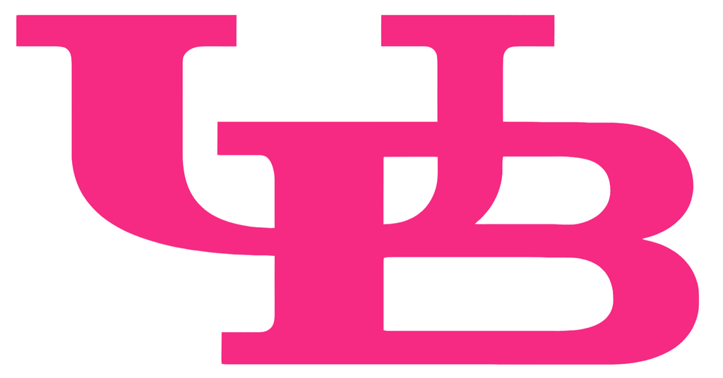 Buffalo Bulls HOT PINK Team Logo Premium DieCut Vinyl Decal PICK SIZE