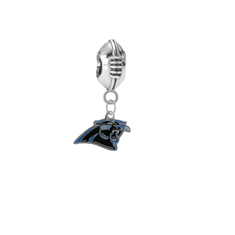 Carolina Panthers 3D Football Universal European Bracelet Charm (Pandora Compatible)