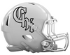 Chicago White Sox City Connect Custom Concept White Mini Riddell Speed Football Helmet