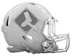 Chicago White Sox City Connect Custom Concept White Mini Riddell Speed Football Helmet