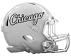 Chicago White Sox Custom Concept White Mini Riddell Speed Football Helmet