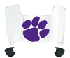 Clemson Tigers Mini Football Helmet Visor Shield w/ Clips - PICK VISOR & LOGO COLOR