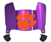 Clemson Tigers Mini Football Helmet Visor Shield w/ Clips - PICK VISOR & LOGO COLOR