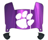 Clemson Tigers Mini Football Helmet Visor Shield w/ Clips - PICK VISOR & LOGO COLOR