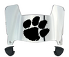 Clemson Tigers Mini Football Helmet Visor Shield w/ Clips - PICK VISOR & LOGO COLOR