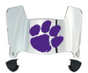 Clemson Tigers Mini Football Helmet Visor Shield w/ Clips - PICK VISOR & LOGO COLOR