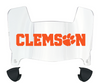 Clemson Tigers Mini Football Helmet Visor Shield w/ Clips - PICK VISOR & LOGO COLOR