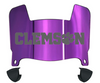 Clemson Tigers Mini Football Helmet Visor Shield w/ Clips - PICK VISOR & LOGO COLOR