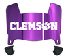 Clemson Tigers Mini Football Helmet Visor Shield w/ Clips - PICK VISOR & LOGO COLOR