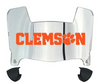 Clemson Tigers Mini Football Helmet Visor Shield w/ Clips - PICK VISOR & LOGO COLOR