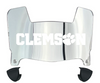 Clemson Tigers Mini Football Helmet Visor Shield w/ Clips - PICK VISOR & LOGO COLOR