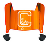 Clemson Tigers Mini Football Helmet Visor Shield w/ Clips - PICK VISOR & LOGO COLOR