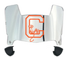 Clemson Tigers Mini Football Helmet Visor Shield w/ Clips - PICK VISOR & LOGO COLOR