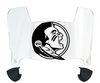 Florida State Seminoles Mini Football Helmet Visor Shield w/ Clips - PICK VISOR & LOGO COLOR