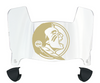 Florida State Seminoles Mini Football Helmet Visor Shield w/ Clips - PICK VISOR & LOGO COLOR