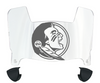 Florida State Seminoles Mini Football Helmet Visor Shield w/ Clips - PICK VISOR & LOGO COLOR