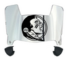 Florida State Seminoles Mini Football Helmet Visor Shield w/ Clips - PICK VISOR & LOGO COLOR