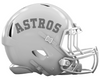 Houston Astros Custom Concept White Mini Riddell Speed Football Helmet