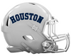 Houston Astros Custom Concept White Mini Riddell Speed Football Helmet