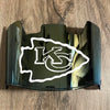 Kansas City Chiefs Full Size Football Helmet Visor Shield Gold Iridium Mirror w/ Clips - PICK LOGO COLOR