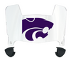 Kansas State Wildcats Mini Football Helmet Visor Shield w/ Clips - PICK VISOR & LOGO COLOR