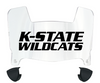 Kansas State Wildcats Mini Football Helmet Visor Shield w/ Clips - PICK VISOR & LOGO COLOR