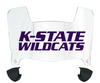 Kansas State Wildcats Mini Football Helmet Visor Shield w/ Clips - PICK VISOR & LOGO COLOR