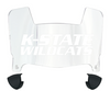 Kansas State Wildcats Mini Football Helmet Visor Shield w/ Clips - PICK VISOR & LOGO COLOR